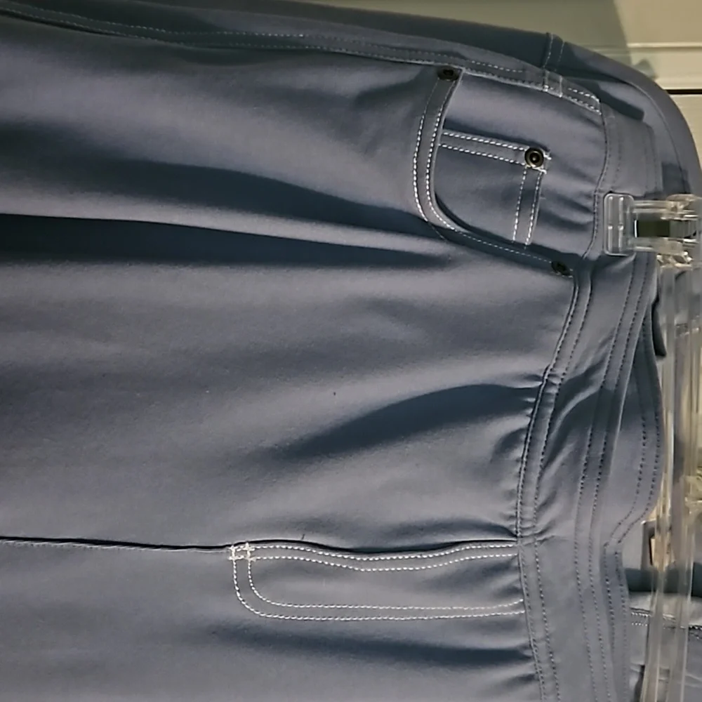 Ladies Light Blue Cotton Two Piece Activewear Suit Size XL(size 14) - Picture 4 of 5